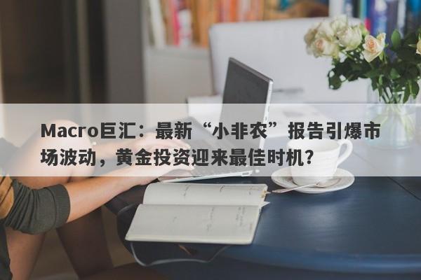 Macro巨汇：最新“小非农”报告引爆市场波动，黄金投资迎来最佳时机？