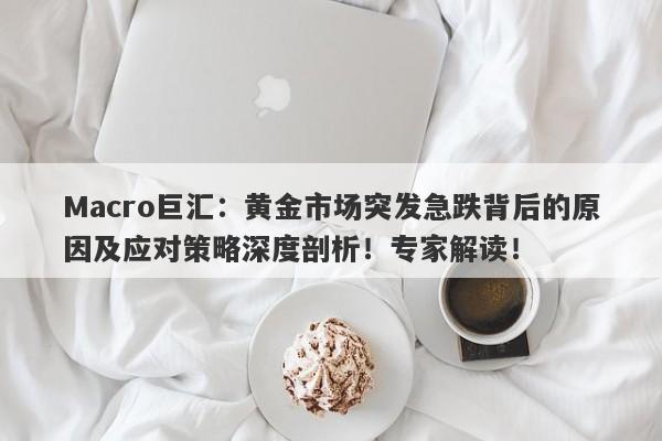 Macro巨汇：黄金市场突发急跌背后的原因及应对策略深度剖析！专家解读！
