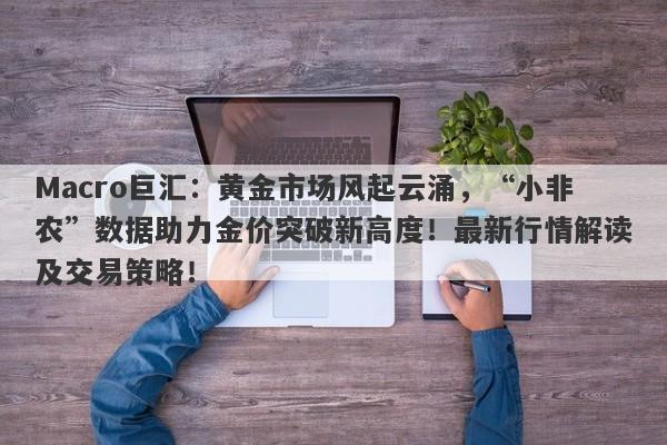 Macro巨汇:黄金市场风起云涌,“小非农”数据助力金价突破新高度!最新行情解读及交易策略!