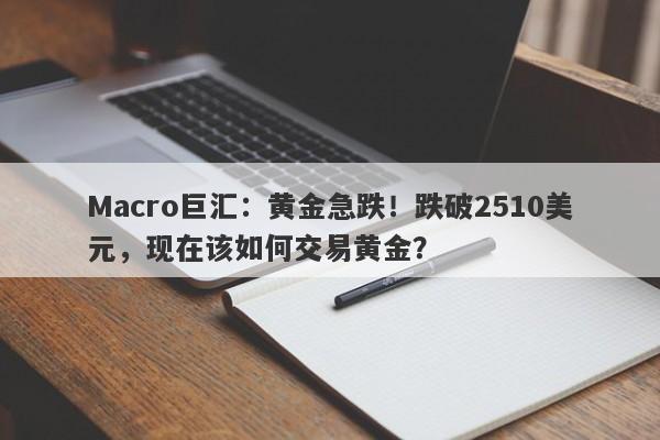 Macro巨汇:黄金急跌!跌破2510美元,现在该如何交易黄金?