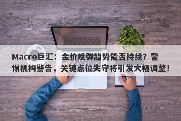 Macro巨汇：金价反弹趋势能否持续？警惕机构警告，关键点位失守将引发大幅调整！