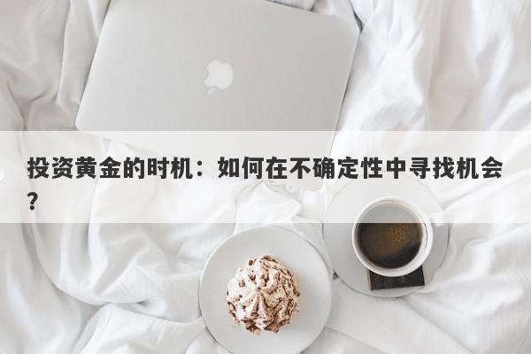 投资黄金的时机：如何在不确定性中寻找机会？